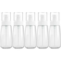 5 STKS reizen plastic flessen lekvrije draagbare reizen accessoires kleine flessen containers 100ml (transparant)