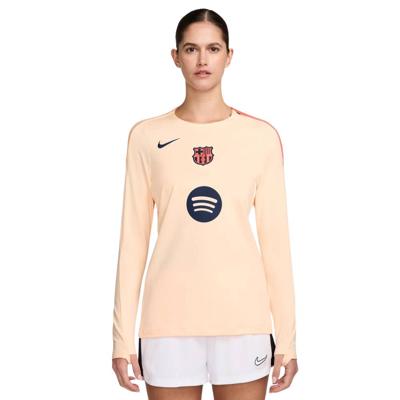 Nike FC Barcelona Strike Trainingstrui 2025-2026 Dames Oranje Donkerblauw