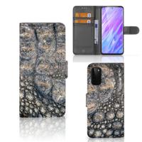 Samsung Galaxy S20 | Telefoonhoesje | Met pasjeshouder | Krokodillenprint