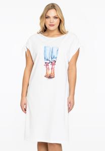 Yoek Jurk SUMMER VIBE | Wit | Maat 42/44