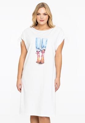 Yoek Jurk SUMMER VIBE | Wit | Maat 58/60