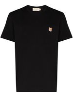 Maison Kitsuné t-shirt Fox Patch à patch logo - Noir - thumbnail