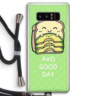 Avo Good Day: Samsung Galaxy Note 8 Transparant Hoesje met koord
