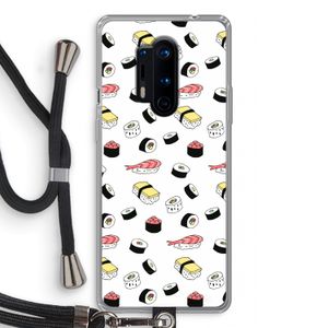 Sushi time: OnePlus 8 Pro Transparant Hoesje met koord