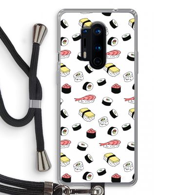 Sushi time: OnePlus 8 Pro Transparant Hoesje met koord