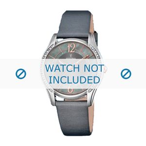 Festina horlogeband F16944-2 Leder Grijs 18mm