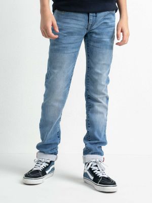 Petrol Industries Jongens Jackson slim fit jeans Light stone - 128