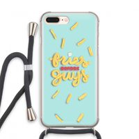 Always fries: iPhone 7 PLUS Transparant Hoesje met koord