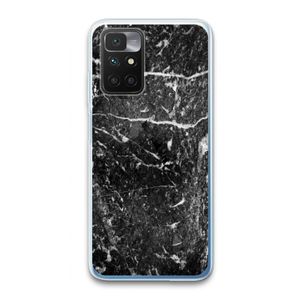 Zwart marmer: Xiaomi Redmi 10 Transparant Hoesje