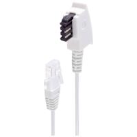Shiverpeaks DSL Aansluitkabel [1x Telefoonstekker Duitsland (TAE-F) - 1x RJ45-stekker 8p2c] 15 m Wit