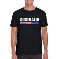 Australische supporter t-shirt zwart voor heren 2XL  -