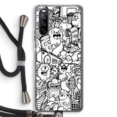 Vexx City #2: Sony Sony Xperia 10 III Transparant Hoesje met koord