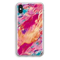Pastel Echoes: iPhone X Transparant Hoesje Pastel Echoes: iPhone X Transparant Hoesje
