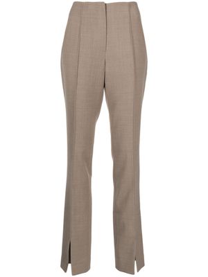 Rejina Pyo pantalon à fentes avant - Marron
