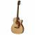 Fender Classic Design CC-140SCE Natural WN elektrisch-akoestische westerngitaar met koffer