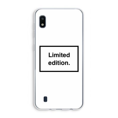 Limited edition: Samsung Galaxy A10 Transparant Hoesje