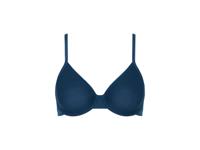 Hello by Sloggi Dames beugel-BH Fresh n Free (Blauw, 80B)