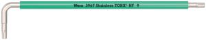 Wera 3967 SXL HF TORX® Stiftsleutel Multicolour met vasthoudfunctie, lang, RVS, TX 9 x 101 mm - 05022681001