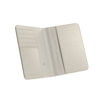 Satechi FindAll vegan-lederen paspoort hoesje met FindMy - Sand
