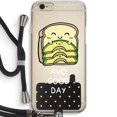 Avo Good Day: iPhone 6 / 6S Transparant Hoesje met koord