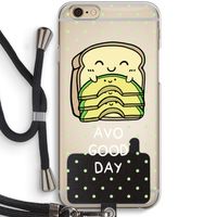 Avo Good Day: iPhone 6 / 6S Transparant Hoesje met koord