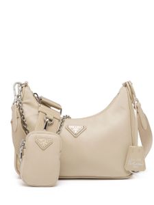 Prada mini sac Re-Edition 2005 - Tons neutres