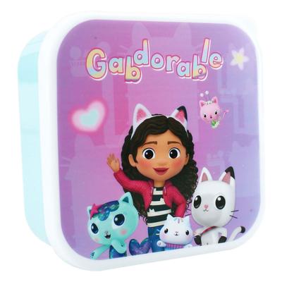 Vadobag Gabby&apos;s poppenhuis broodtrommel 3-in-1 fresh bites