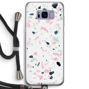 Terrazzo N°3: Samsung Galaxy S8 Plus Transparant Hoesje met koord