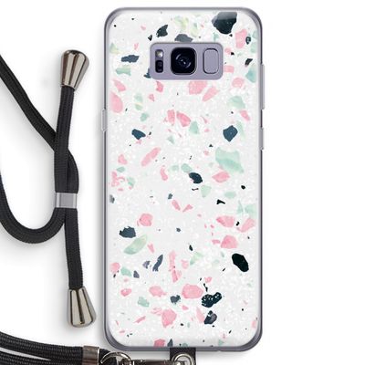 Terrazzo N°3: Samsung Galaxy S8 Plus Transparant Hoesje met koord