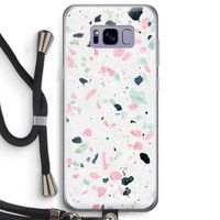 Terrazzo N°3: Samsung Galaxy S8 Plus Transparant Hoesje met koord