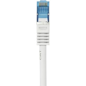 Renkforce RF-4145298 RJ45 Netwerkkabel, patchkabel CAT 6A S/FTP 20.00 m Grijs Snagless, Vlambestendig 1 stuk(s)