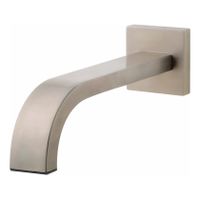 Wiesbaden Rombo inbouw uitloop 25 cm messing rvs look