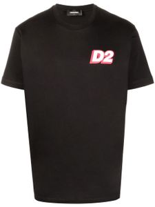 DSQUARED2 t-shirt à logo imprimé - Noir