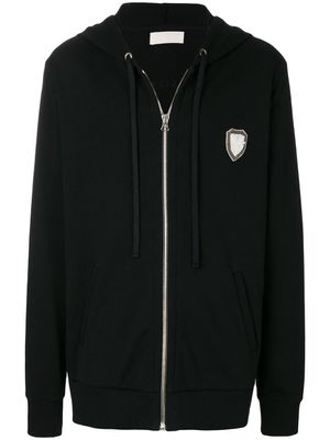 Ih Nom Uh Nit sweat zippé à logo poitrine - Noir