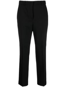 Incotex pantalon court en laine vierge - Noir