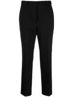 Incotex pantalon court en laine vierge - Noir - thumbnail