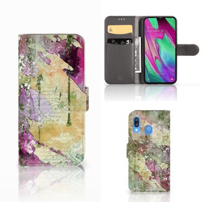 Hoesje Samsung Galaxy A40 Letter Painting Hoesje Samsung Galaxy A40 Letter Painting