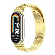 Stalen schakelbandje - Goud - Xiaomi Smart Band 8 & 9