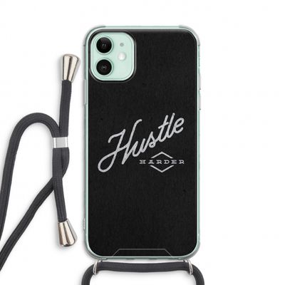 Hustle: iPhone 11 Transparant Hoesje met koord