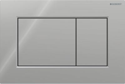 Geberit Sigma 01 bedieningspaneel square glansverchroomd voor Sigma reservoirs 8cm (UP720) en 12cm (UP320)