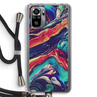 Chameleon Sun: Xiaomi Redmi Note 10S Transparant Hoesje met koord