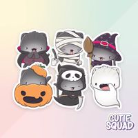 CutieSquad Stickerset - Spooky Cats