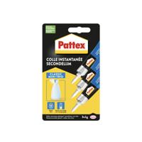 Secondelijm Pattex Classic mini trio tube 3x1gram op blister | 12 stuks