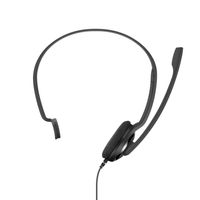 Sennheiser PC 7 USB On Ear headset Computer Kabel Mono Zwart Noise Cancelling - thumbnail