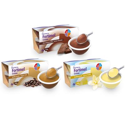 Fortimel Crème Bundel Koffie-Chocolade-Vanille Voedingssupplement - Ondervoeding 12x125g