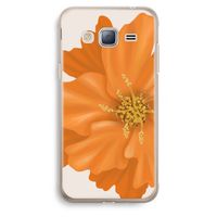 Orange Ellila flower: Samsung Galaxy J3 (2016) Transparant Hoesje
