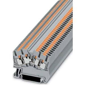 Phoenix Contact 3211993 Doorgangsserieklem 5.2 mm Snelaansluiting Grijs 50 stuk(s)