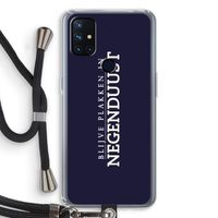 Blijve plakken in Negenduust: OnePlus Nord N10 5G Transparant Hoesje met koord