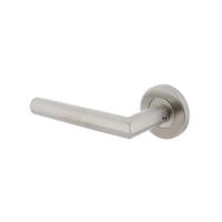 Intersteel Gatdeel links deurkruk Jura hoek 90° op rozet EN1906/4 - RVS