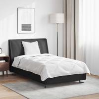 VidaXL Dekbed met kussen 2 pcs wit microvezel